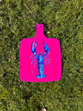 Pink Lobster Chopping board - Large