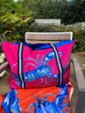 SUPERSIZED  Beach Bags - Lobster