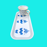 Small tray - Funky Blue Ginger Jar