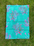 Tea towel "Oh SO bright" Pink Coral