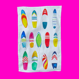 Tea towel - "Oh SO bright" Boards