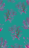 Tea towel "Oh SO bright" Pink Coral