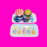 Small tray -  Funky little Pineapples