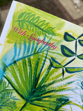 In Sympathy Greenery card