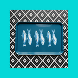 quirky brilliant fresh fish tray