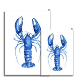 Blue Lobster Fine Art Print- unmounted