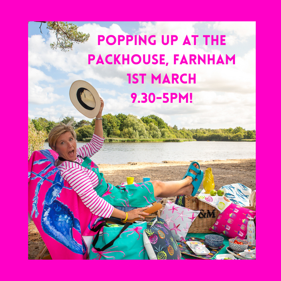 First Pop up of the year! Wednesday 1st March 9.30 @thepackhouse Farnham