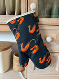 Oven Mitt - Dark Prawn
