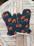 Oven Mitt - Dark Prawn