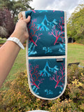 Oven glove - Super Duper Seaweed and coral