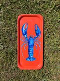 Medium Tray - Orange Lobster