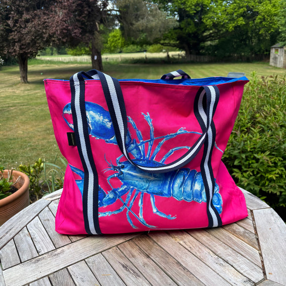 SUPERSIZED  Beach Bags - Lobster
