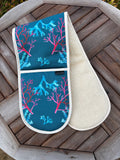 Oven glove - Super Duper Seaweed and coral