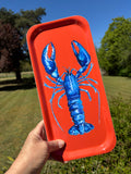 Medium Tray - Orange Lobster