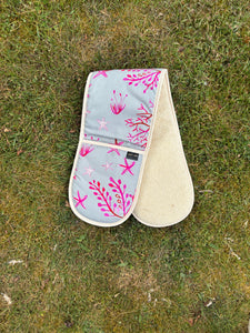 Oven gloves - Super Duper Pink Coral and Starfish