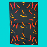 Oh SO bright tea towels - Hot Chillies