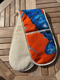 Oven Gloves - Super Duper Orange Lobster