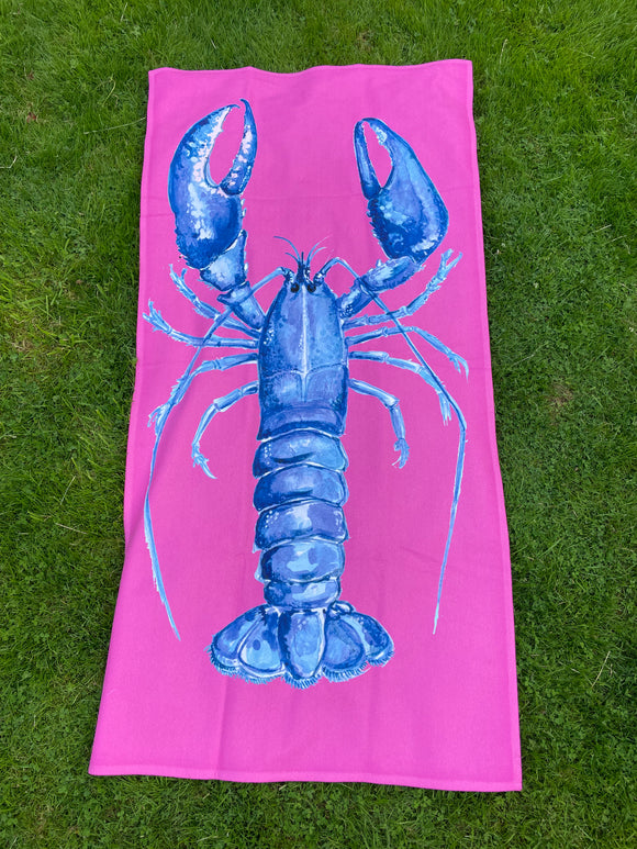 Lobster towel Barbie Pink! - Mother's Day special