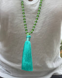 Fun and funky Crystal Tassel Necklaces