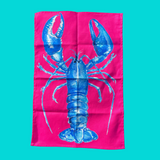 Oh SO bright tea towels - Lobster