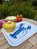 large tray with butter dish