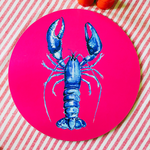 Serving mat Large round - Lobster