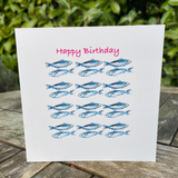 Fish birthday card