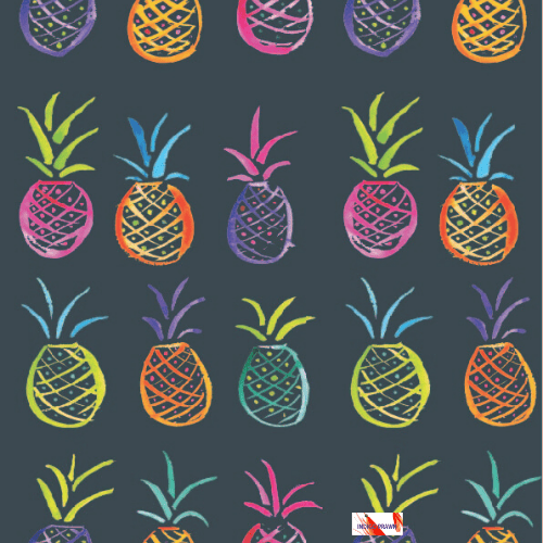 Quirky, brilliant Pineapple digital wallpaper for android or iphone