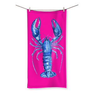 Lobster Towel - Popping Pink