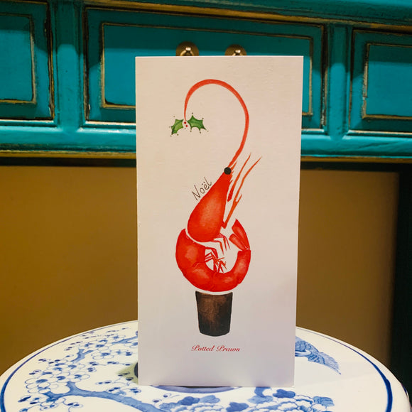 Christmas Card - Potted Prawn