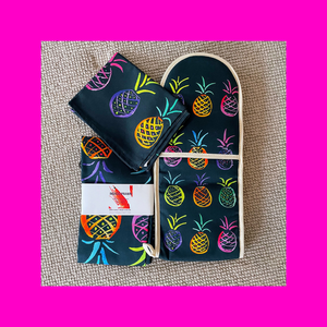 Pineapple oven glove set