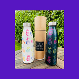 pineapple water bottles and gift box